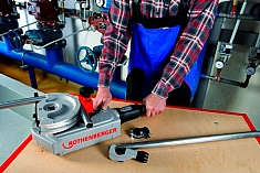 Использование электрического трубогиба Rothenberger Robend 3000 Set 12-15-18-22 мм